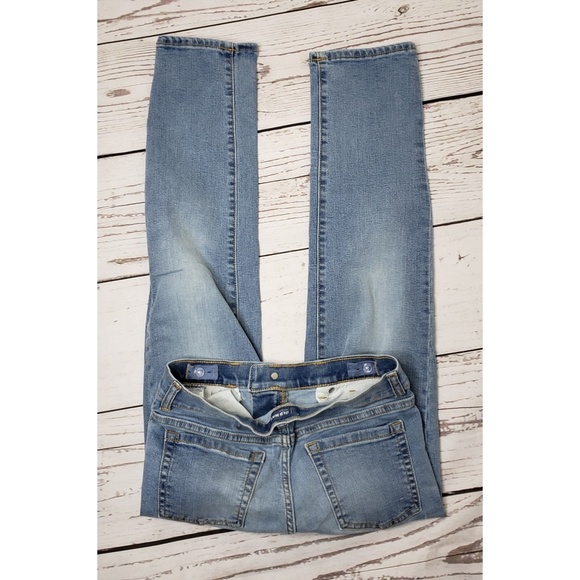 SOLD-Adjustable Girl's Jean's, Size 12 - Picture 3 of 6